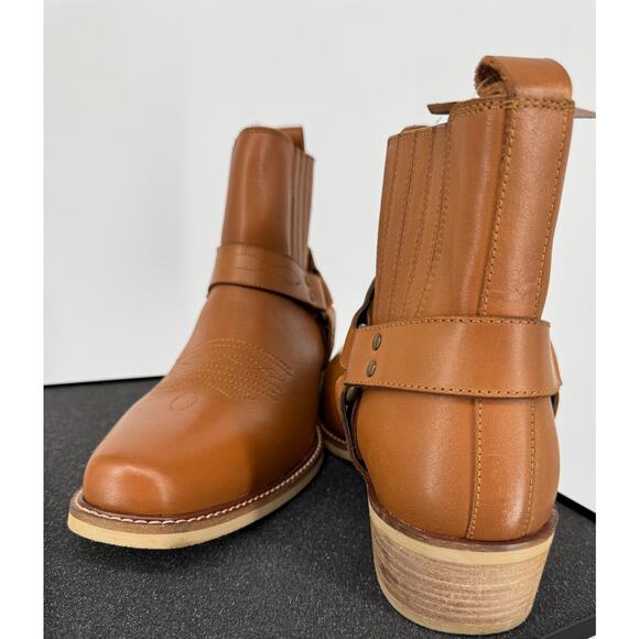 Dingo Black Bart Men’s 11.5D Whiskey Leather Harness Boots NWT main image 8